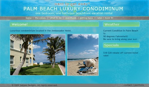 Palm Beach Luxury Condominium Mockup